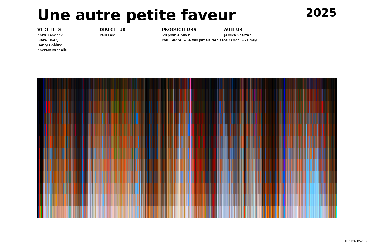 Aperçu de l’affiche pour Une autre petite faveur